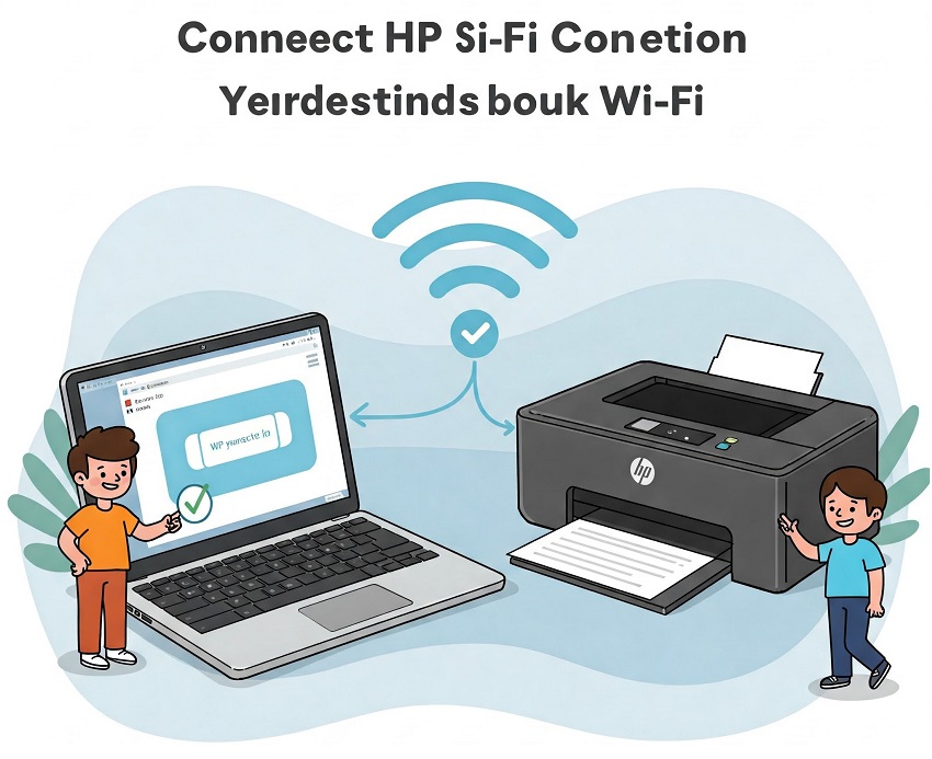 HP Drucker mit WLAN verbinden